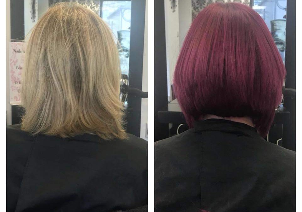 Previous hair colours by faye louise